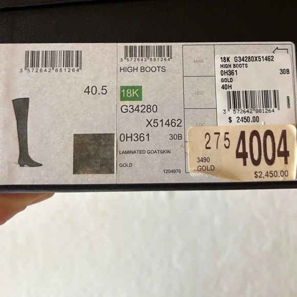 CHANEL BNIB AW 2018 Interlocking CC Logo thigh-high boots - Picture 16 of 16